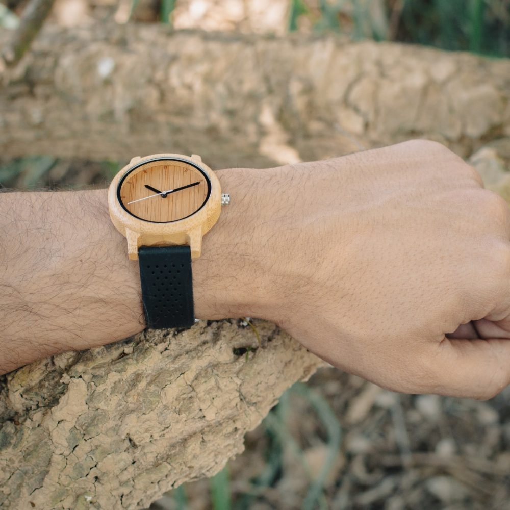 Reloj de madera Cockney Night - Imagen 8