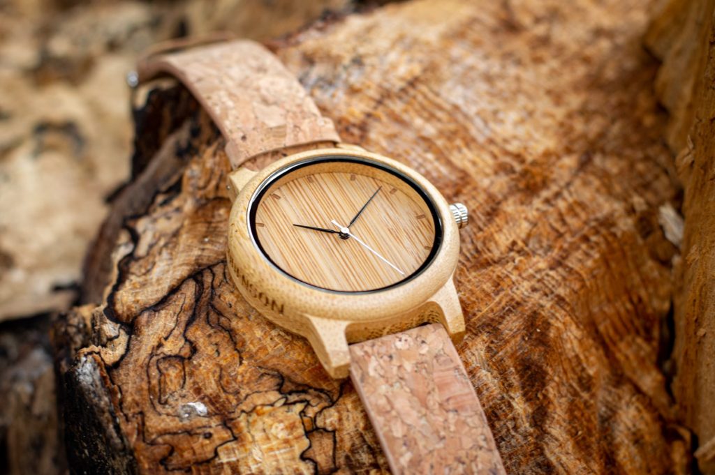 Reloj de madera con correa de corcho Camden Cork 39mm - Imagen 4
