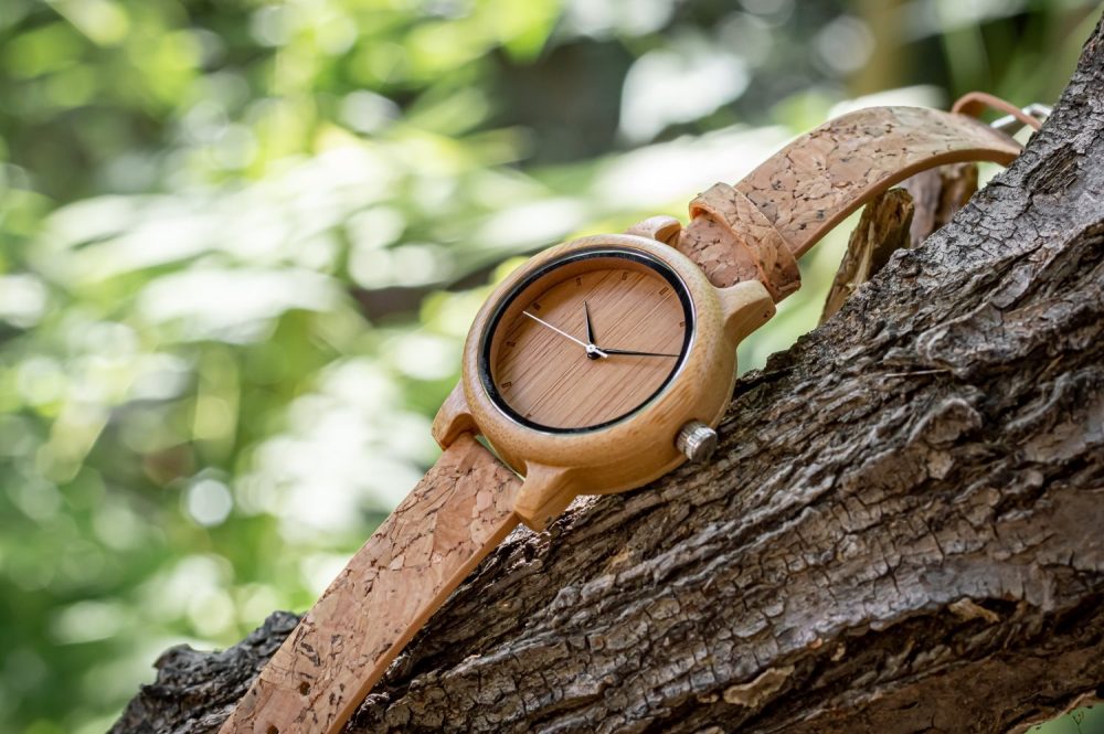 Reloj de madera con correa de corcho Camden Cork 44mm - Imagen 4