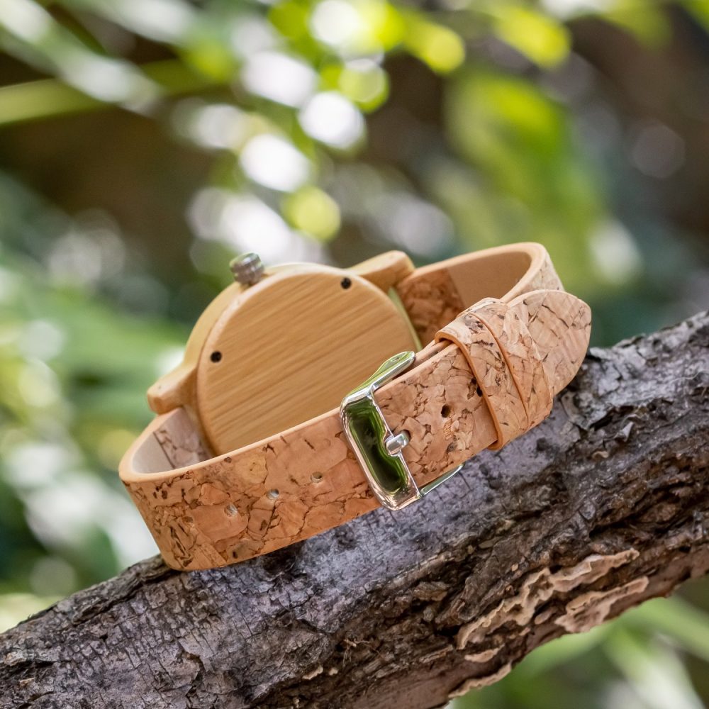 Reloj de madera con correa de corcho Camden Cork 44mm - Imagen 5