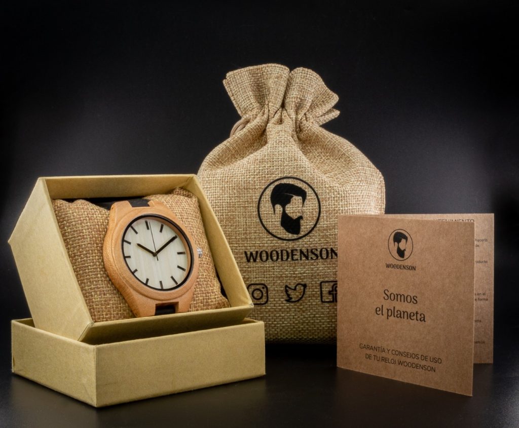 Reloj de madera de arce modelo Taranis 44mm - Imagen 8