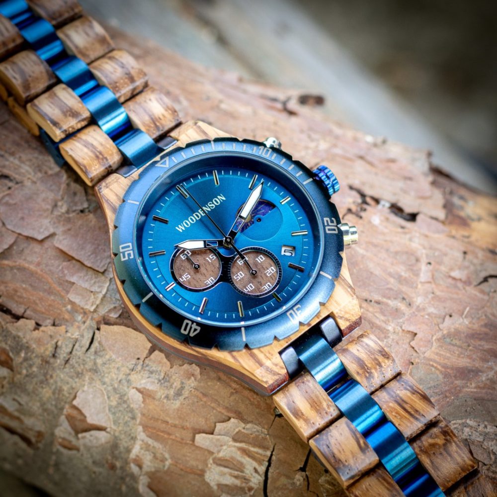 Reloj de madera Kobe Ivory - Imagen 5