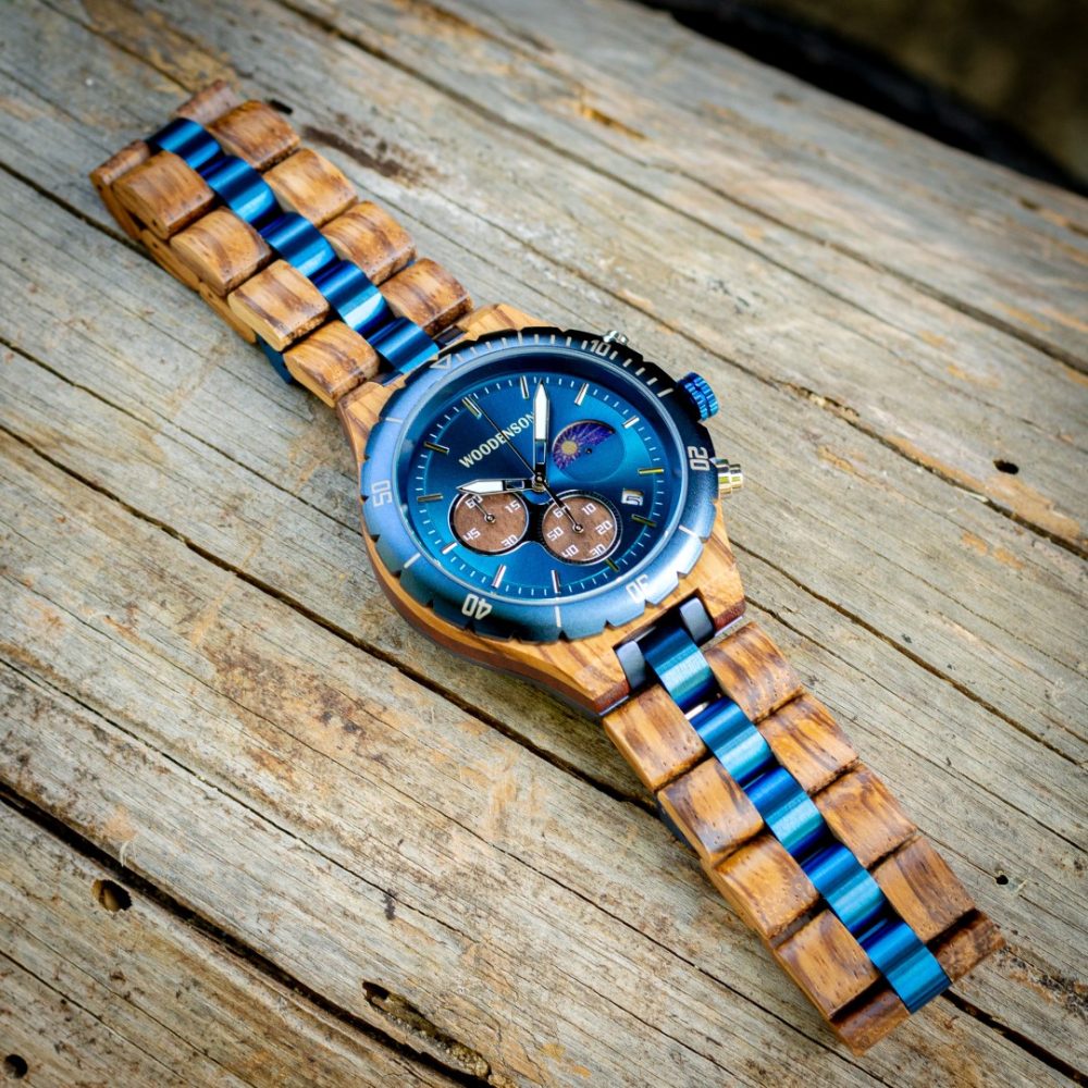 Reloj de madera Kobe Ivory - Imagen 3