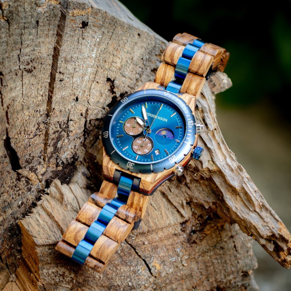 Reloj de madera Kobe Ivory - Imagen 7