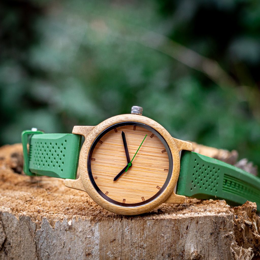 Reloj de madera Cockney Jungle - Imagen 2