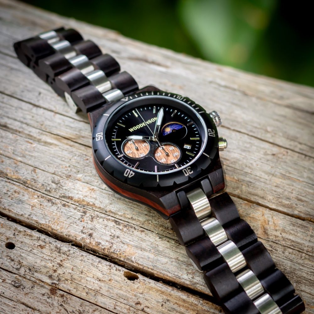 Reloj de madera Kobe Onyx - Imagen 3