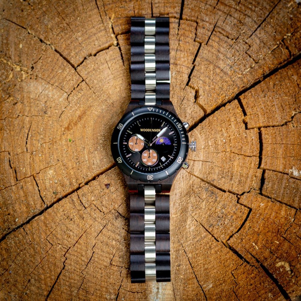Reloj de madera Kobe Onyx - Imagen 5