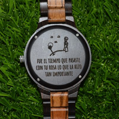 woodenson.kumasi Grabado frase del Principito