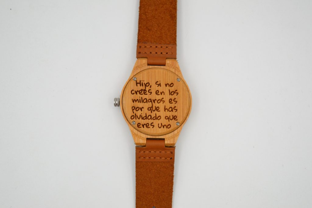 DEDICATORIAS PARA RELOJES: ELIGE LA TUYA - Woodenson