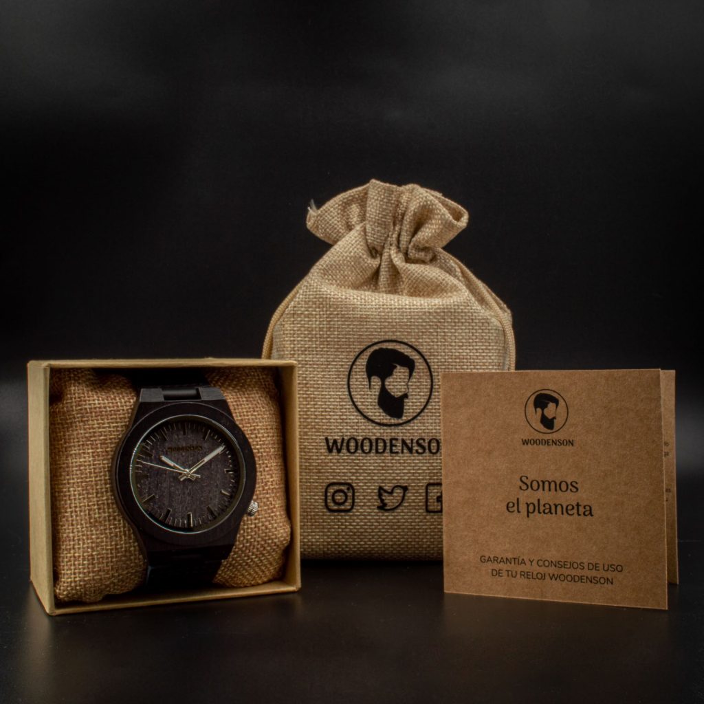 Reloj de madera modelo Kalu Hiru - Imagen 8