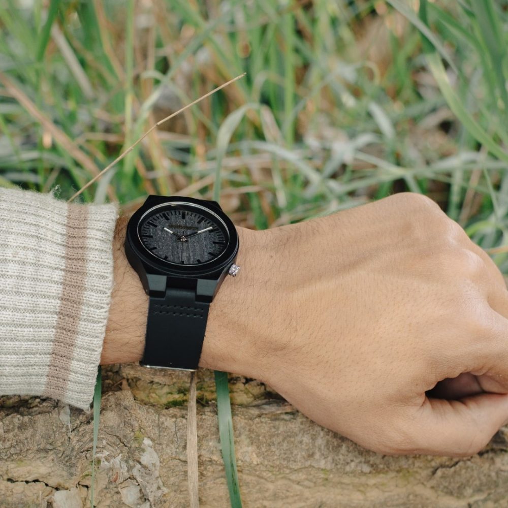 Reloj de madera modelo Kalu Hiru - Imagen 6