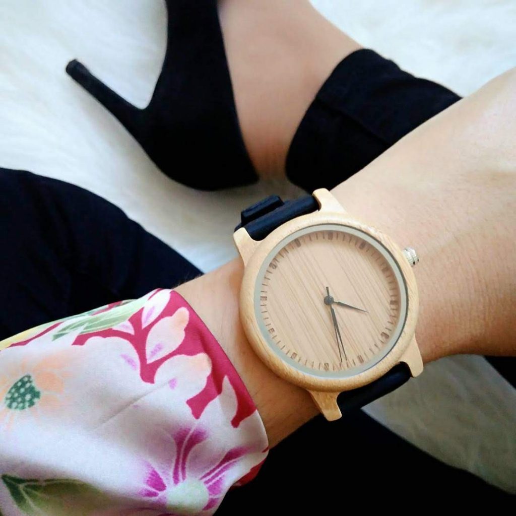 Reloj de madera Cockney Night - Imagen 7
