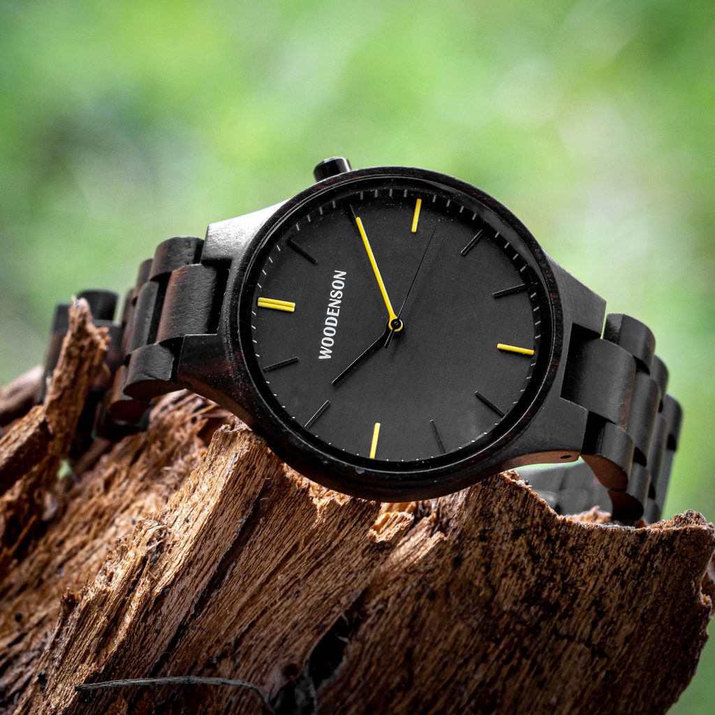 Reloj de madera de sándalo Moraine - Imagen 7