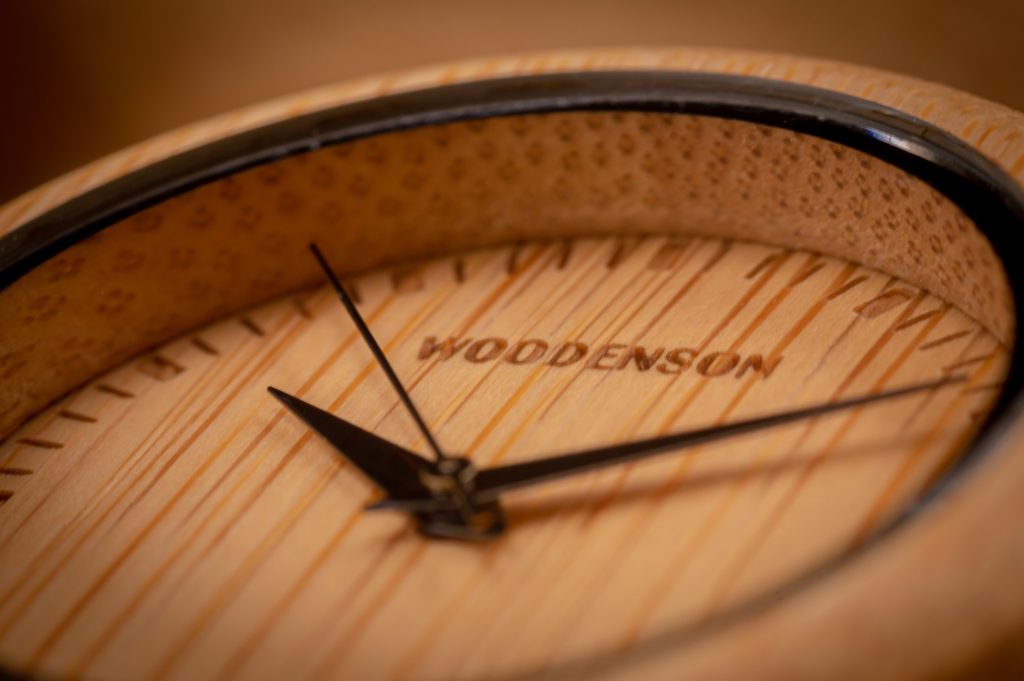 Reloj de Madera de Bambú y serraje modelo Atacama 39mm - Imagen 5