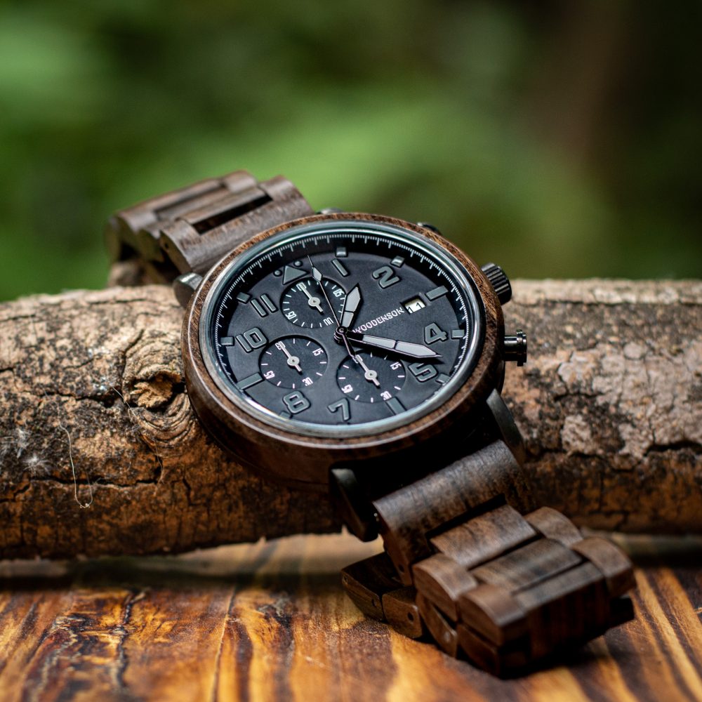 Reloj de Madera de Sándalo Taormina - Imagen 3