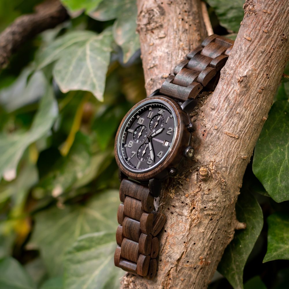 Reloj de Madera de Sándalo Taormina - Imagen 6
