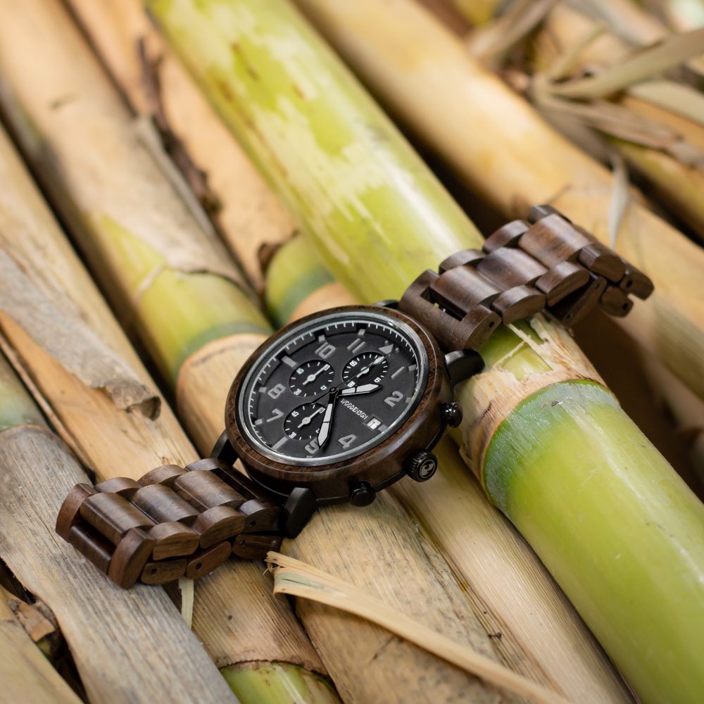 Reloj de Madera de Sándalo Taormina - Imagen 4