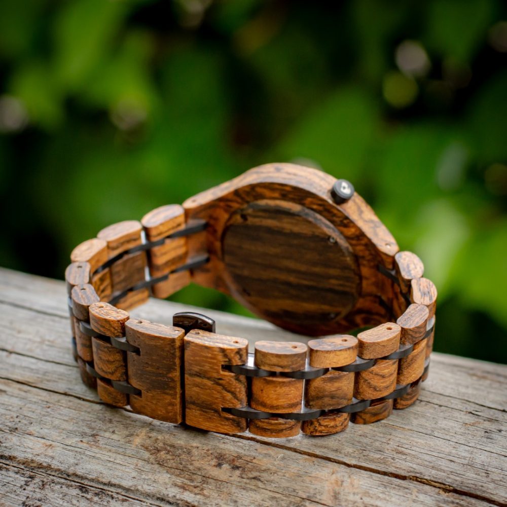 Reloj de madera de serpiente Sahara - Imagen 4