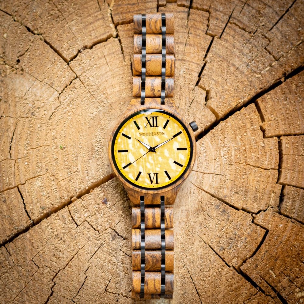 Reloj de madera de serpiente Sahara - Imagen 6