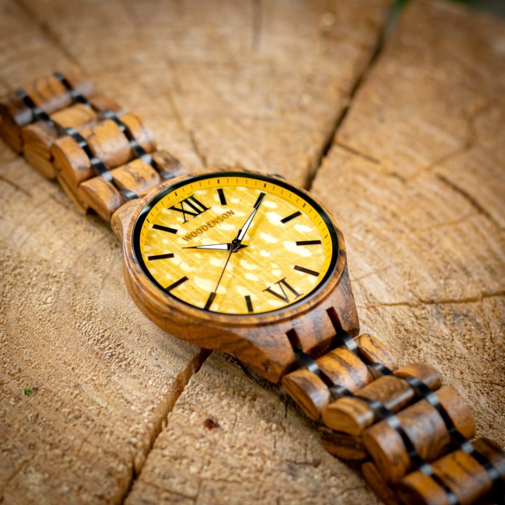 Reloj de madera de serpiente Sahara - Imagen 7