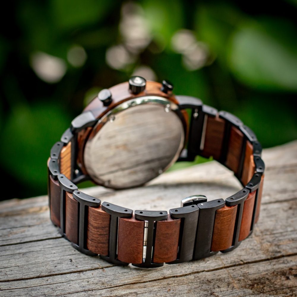 Reloj de Madera de Tigre Teide - Imagen 4