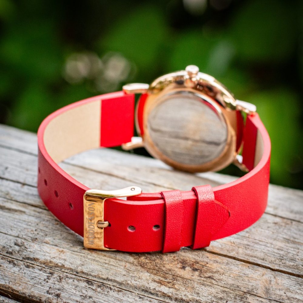 Reloj de madera de Nogal Timanfaya - Imagen 4