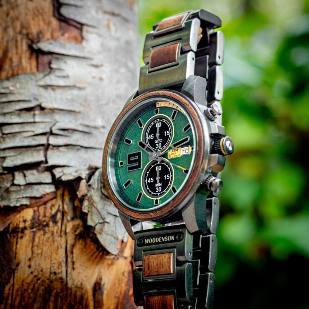 Reloj de Madera con Cronógrafo Havasu - Imagen 6