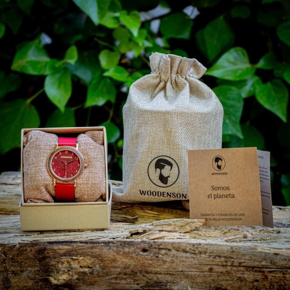 Reloj de madera de Nogal Timanfaya - Imagen 8