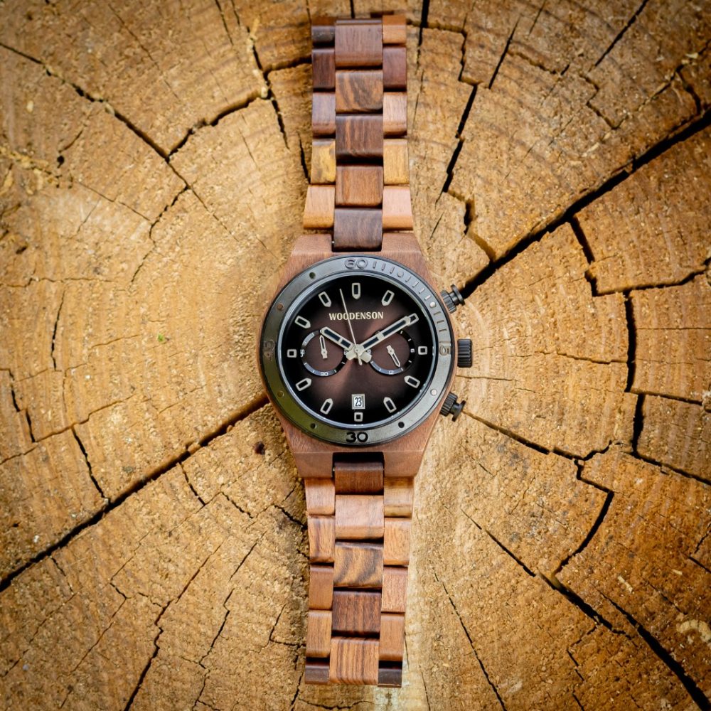Reloj de Madera de Tigre Gobi - Imagen 6