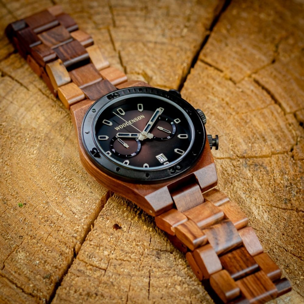 Reloj de Madera de Tigre Gobi - Imagen 3
