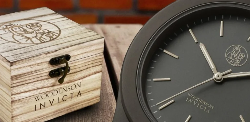 Reloj Invicta Virgen de la Almuena, con caja de madera conmemorativa